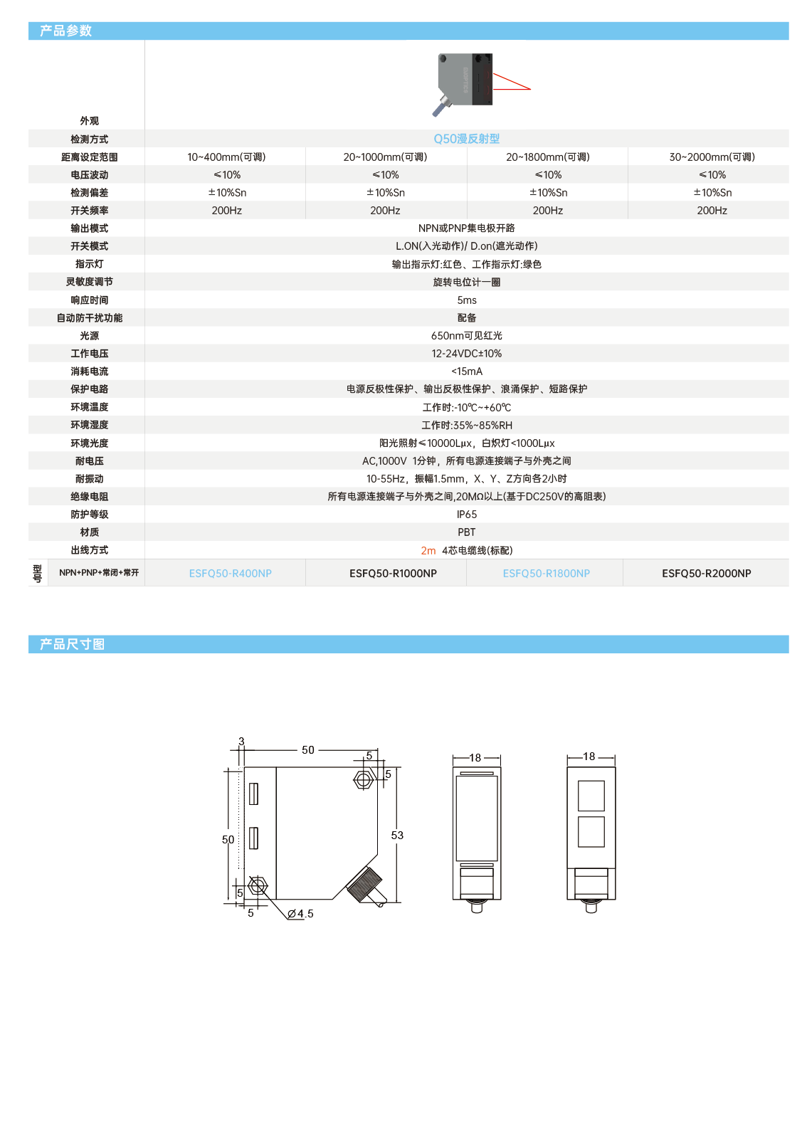 4方型漫反射光電開關(guān).png